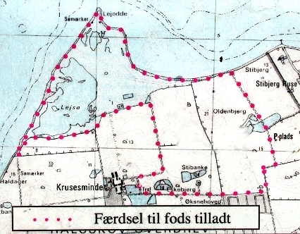 Oversigtskort Lejsø Oversigtskort